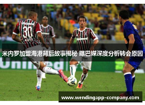 米内罗加盟海港背后故事揭秘 曝巴媒深度分析转会原因